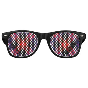Clan Brown Tartan Retro Sunglasses
