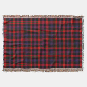 Clan Brown Tartan Throw Blanket