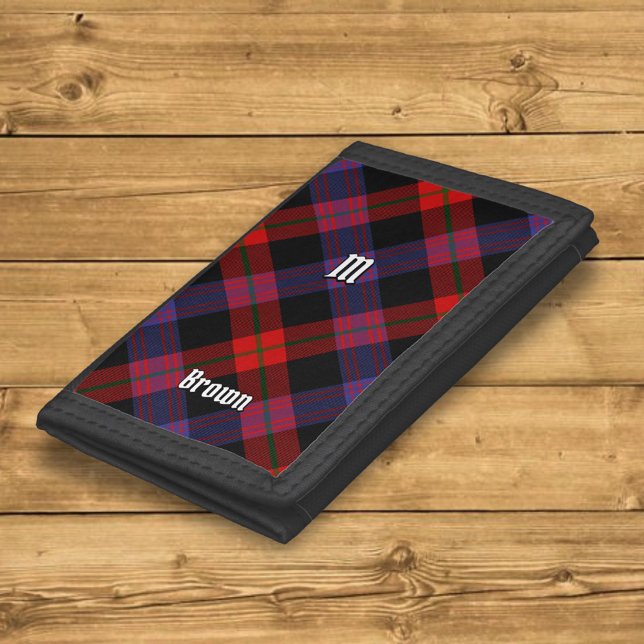 Clan Brown Tartan Trifold Wallet (Creator Uploaded)