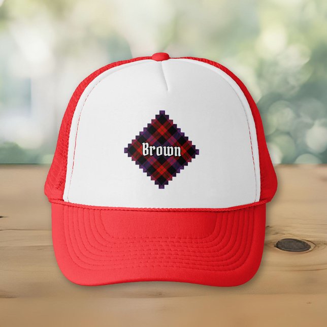 Clan Brown Tartan Trucker Hat (Creator Uploaded)