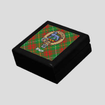 Clan Bruce Crest over Hunting Tartan Gift Box