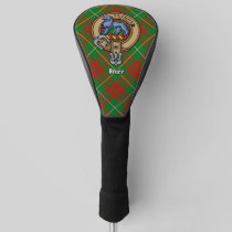 Clan Bruce Crest over Hunting Tartan Golf Head Cover