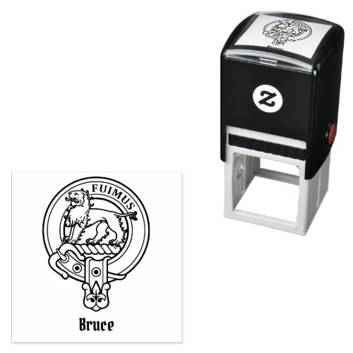 Clan Bruce Crest Self_inking Stamp
