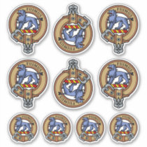 Clan Bruce Crest Sticker Set