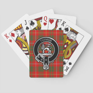 Clan Bruce Crest & Tartan Playing Cards