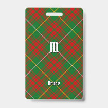 Clan Bruce Hunting Tartan Badge