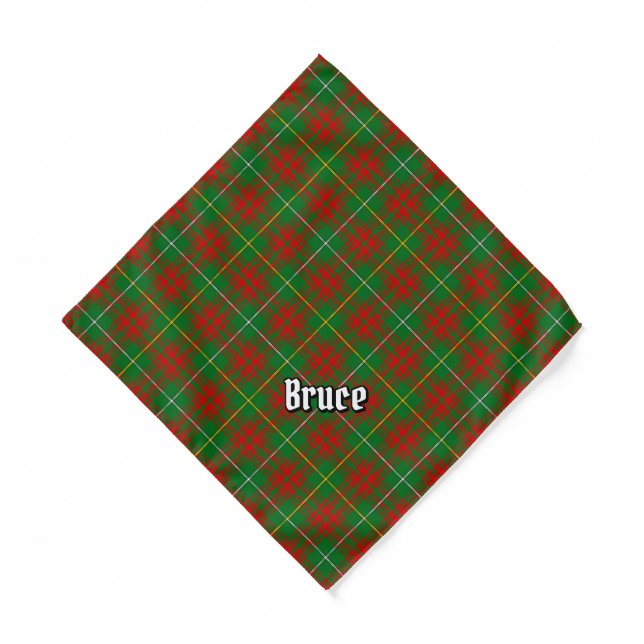 Clan Bruce Hunting Tartan Bandana (Front)