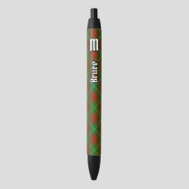 Clan Bruce Hunting Tartan Black Ink Pen