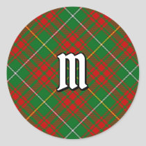 Clan Bruce Hunting Tartan Classic Round Sticker