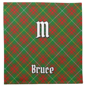 Clan Bruce Hunting Tartan Cloth Napkin