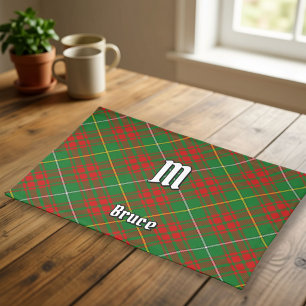 Clan Bruce Hunting Tartan Cloth Placemat