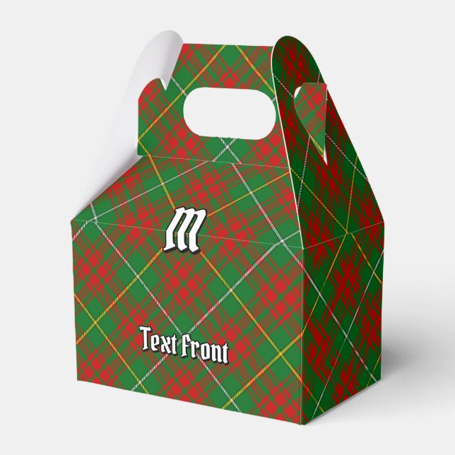Clan Bruce Hunting Tartan Favor Boxes (Front Side)