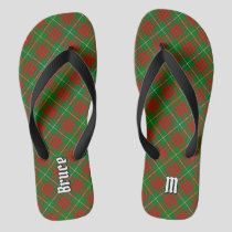 Clan Bruce Hunting Tartan Flip Flops