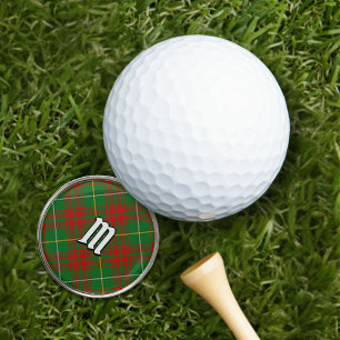 Clan Bruce Hunting Tartan Golf Ball Marker