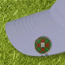 Clan Bruce Hunting Tartan Golf Hat Clip