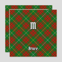 Clan Bruce Hunting Tartan Invitation