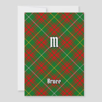 Clan Bruce Hunting Tartan Invitation