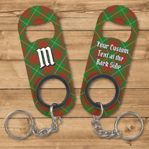 Clan Bruce Hunting Tartan Keychain Bottle Opener