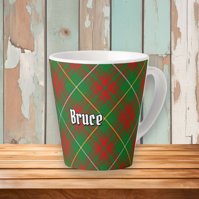 Clan Bruce Hunting Tartan Latte Mug (Creator Uploaded)