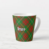 Clan Bruce Hunting Tartan Latte Mug