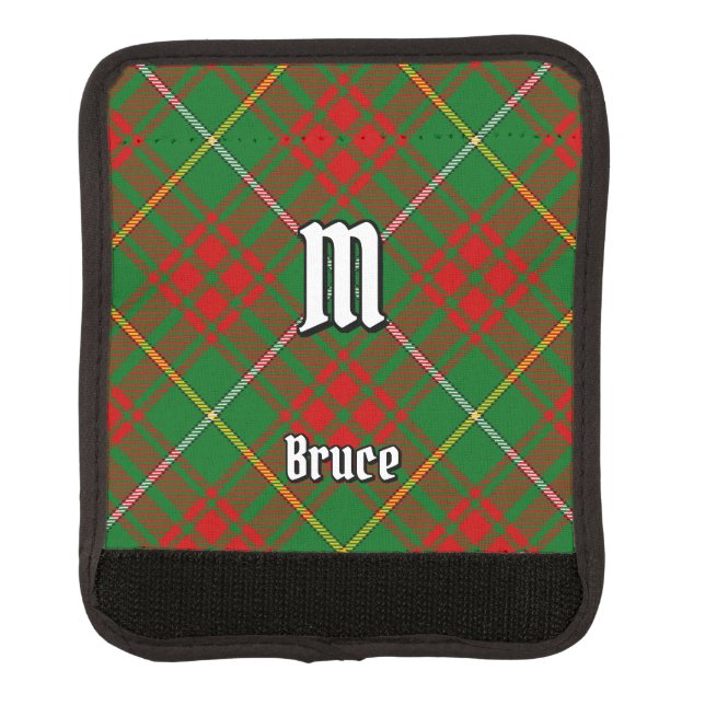 Clan Bruce Hunting Tartan Luggage Handle Wrap (Front)