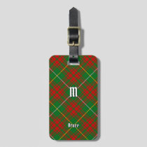 Clan Bruce Hunting Tartan Luggage Tag