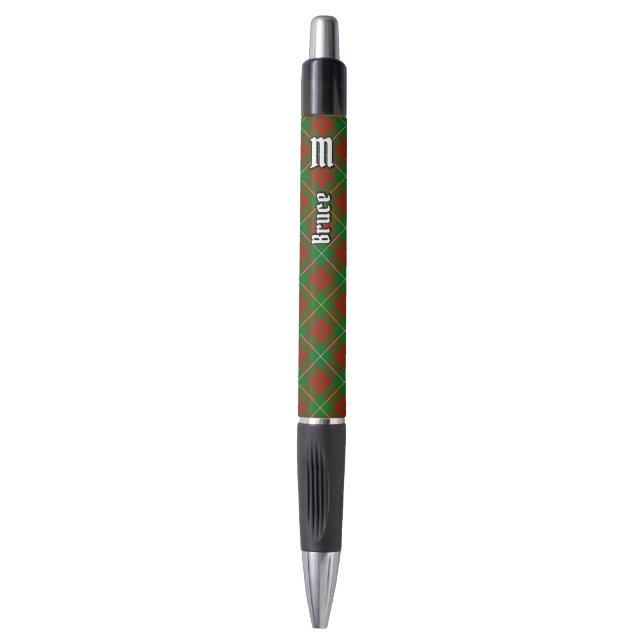 Clan Bruce Hunting Tartan Pen (Front Vertical)
