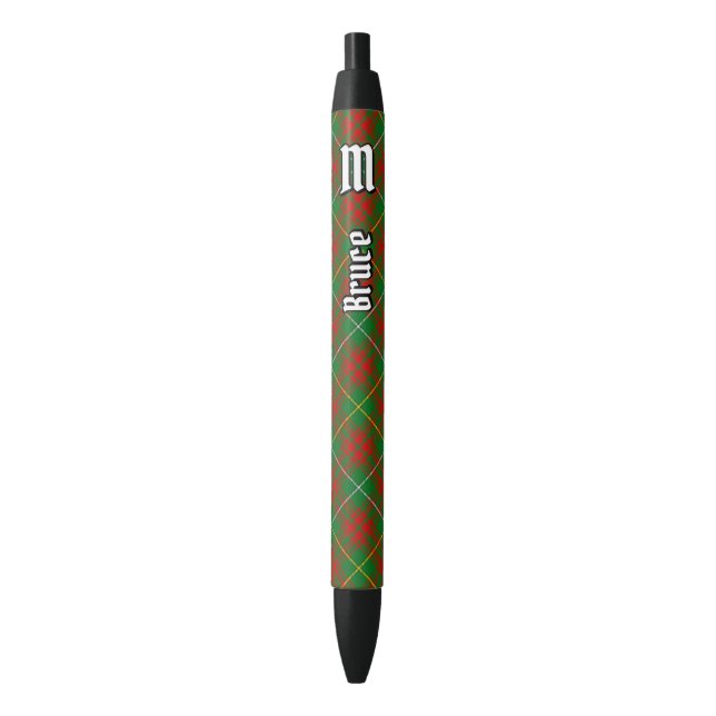 Clan Bruce Hunting Tartan Pen (Front Vertical)