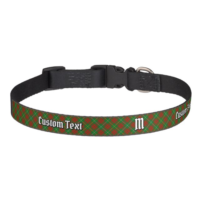 Clan Bruce Hunting Tartan Pet Collar (Front)