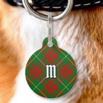 Clan Bruce Hunting Tartan Pet ID Tag
