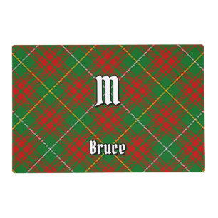 Clan Bruce Hunting Tartan Placemat