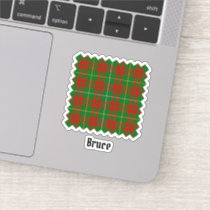 Clan Bruce Hunting Tartan Sticker