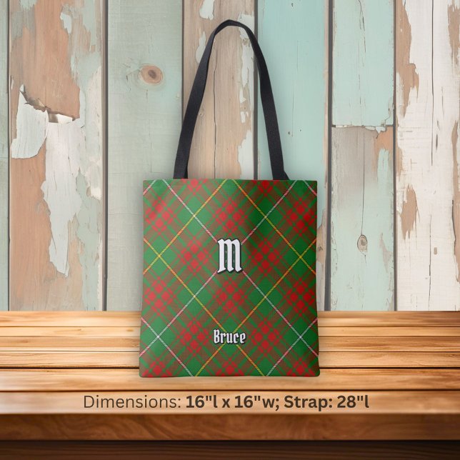 Clan Bruce Hunting Tartan Tote Bag (Creator Uploaded)