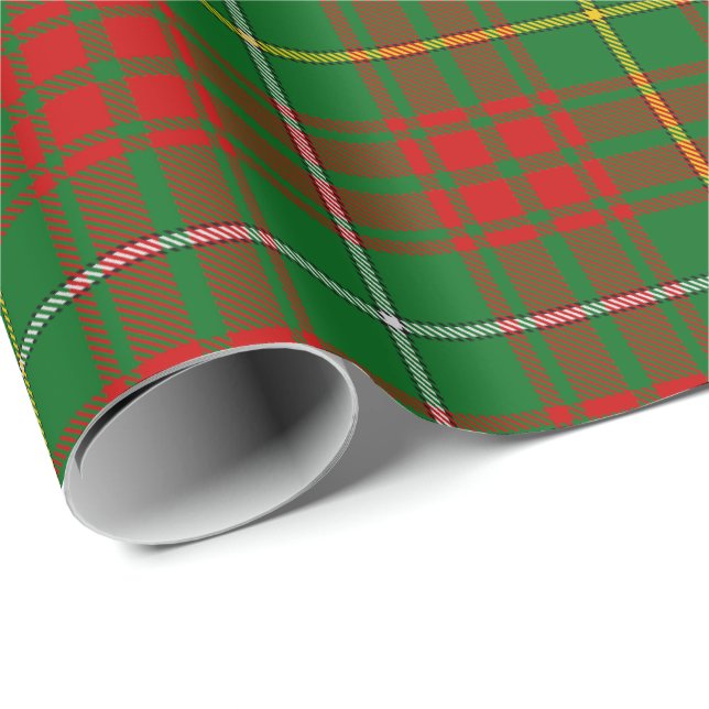 Clan Bruce Hunting Tartan Wrapping Paper (Roll Corner)