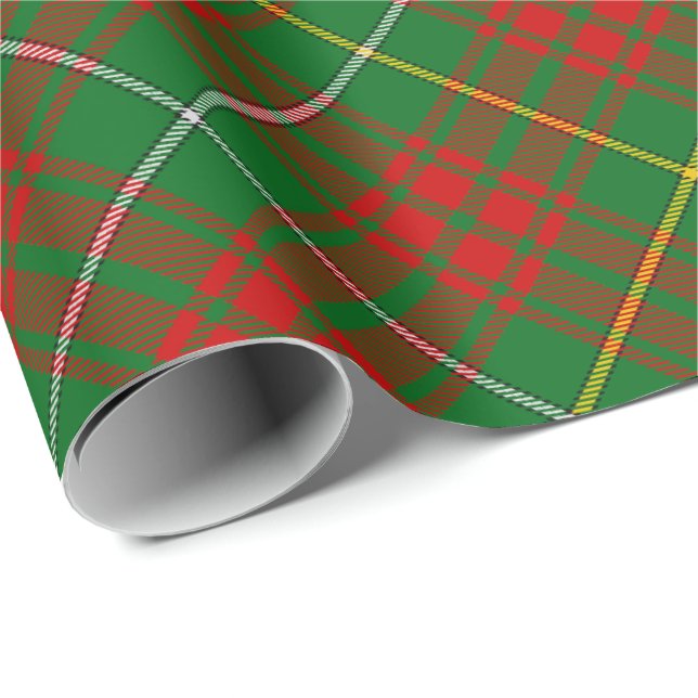 Clan Bruce Hunting Tartan Wrapping Paper (Roll Corner)