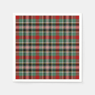 Clan Bruce Of Kinnaird Tartan Paper Napkins