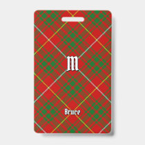 Clan Bruce Tartan Badge