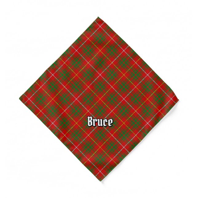 Clan Bruce Tartan Bandana (Front)
