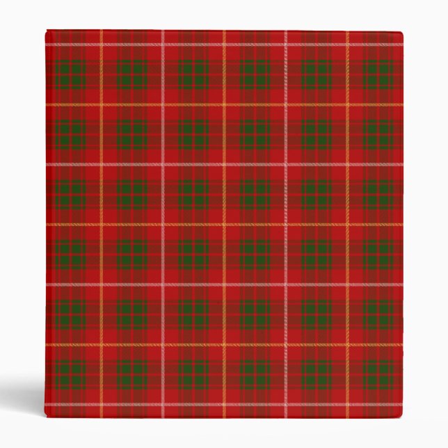 Clan Bruce Tartan Binder (Front)