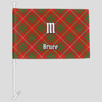 Clan Bruce Tartan Car Flag