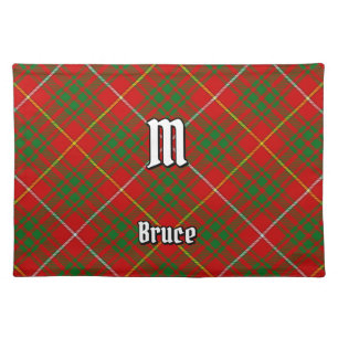 Clan Bruce Tartan Cloth Placemat
