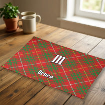 Clan Bruce Tartan Cloth Placemat