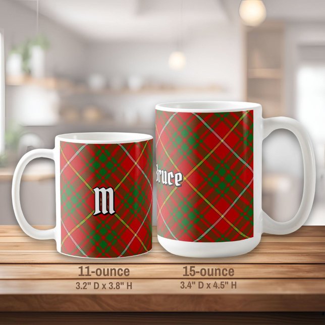 Clan Bruce Tartan Coffee Mug (Creator Uploaded)