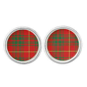 Clan Bruce Tartan Cufflinks
