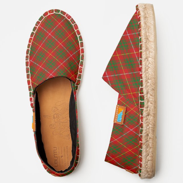 Clan Bruce Tartan Espadrilles (Side)