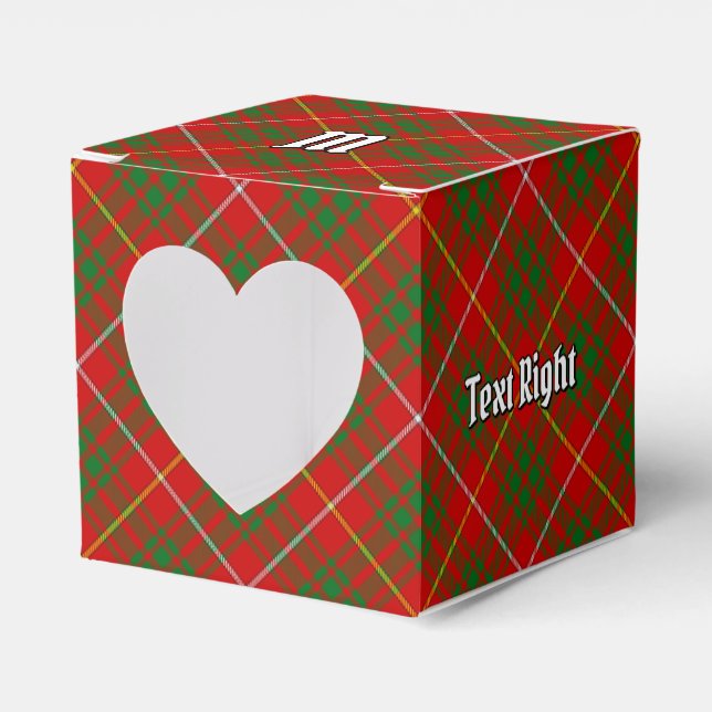 Clan Bruce Tartan Favor Boxes (Front Side)