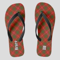 Clan Bruce Tartan Flip Flops