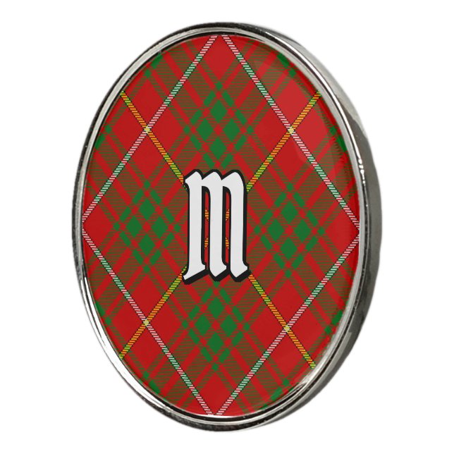 Clan Bruce Tartan Golf Ball Marker (3/4)