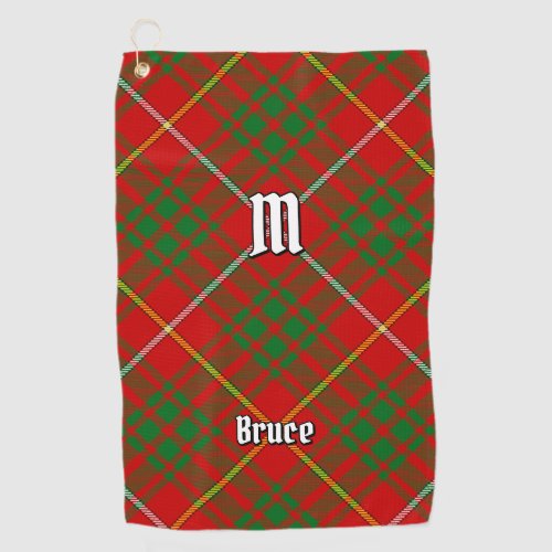 Clan Bruce Tartan Golf Towel