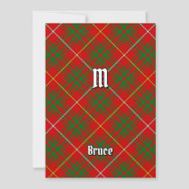 Clan Bruce Tartan Invitation